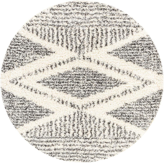 Livabliss - Deluxe Shag 53inx53in Machine Woven Rug - DXS2309-53RD veiw 1