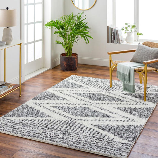 Livabliss - Deluxe Shag 710inx710in Machine Woven Rug - DXS2309-710RD veiw 2