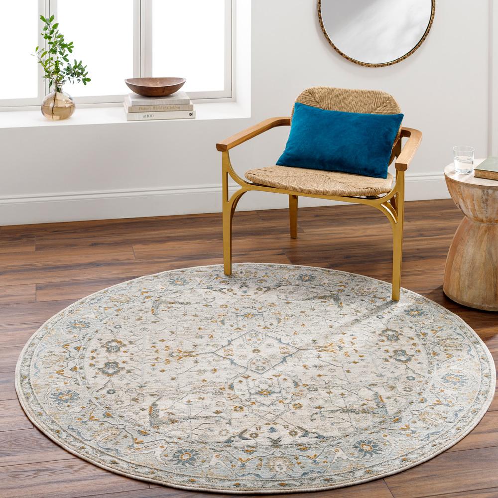 Livabliss - Dresden 53inx53in Machine Woven Rug - DRE2309-53RD veiw 2