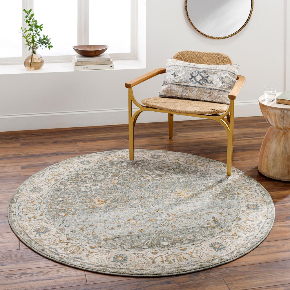 Livabliss - Dresden 710inx710in Machine Woven Rug - DRE2310-710RD veiw 2