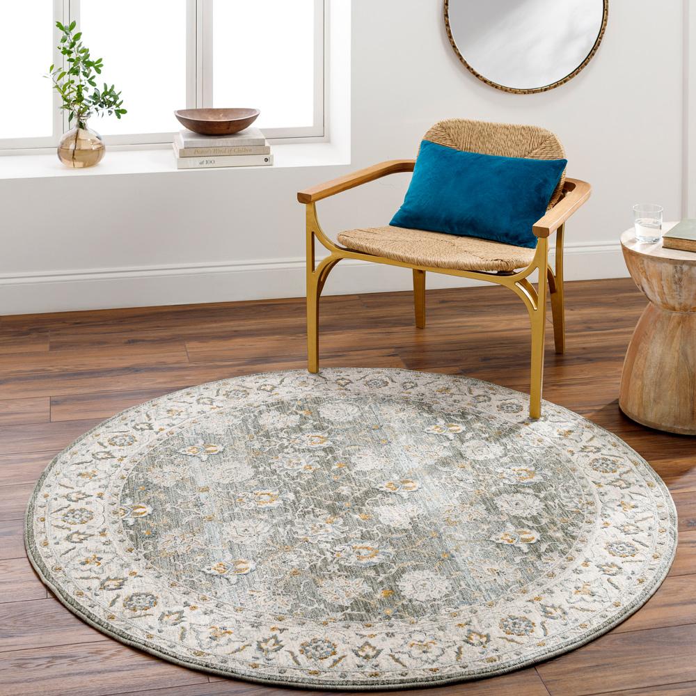 Livabliss - Dresden 53inx53in Machine Woven Rug - DRE2312-53RD veiw 2
