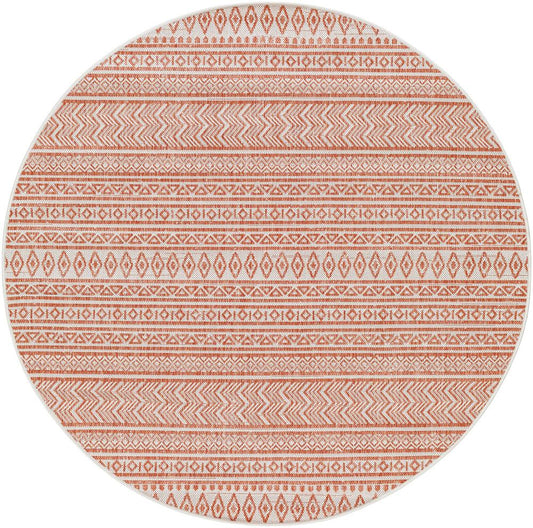 Livabliss - Eagean 67inx67in Machine Woven Rug - EAG2426-67RD veiw 1