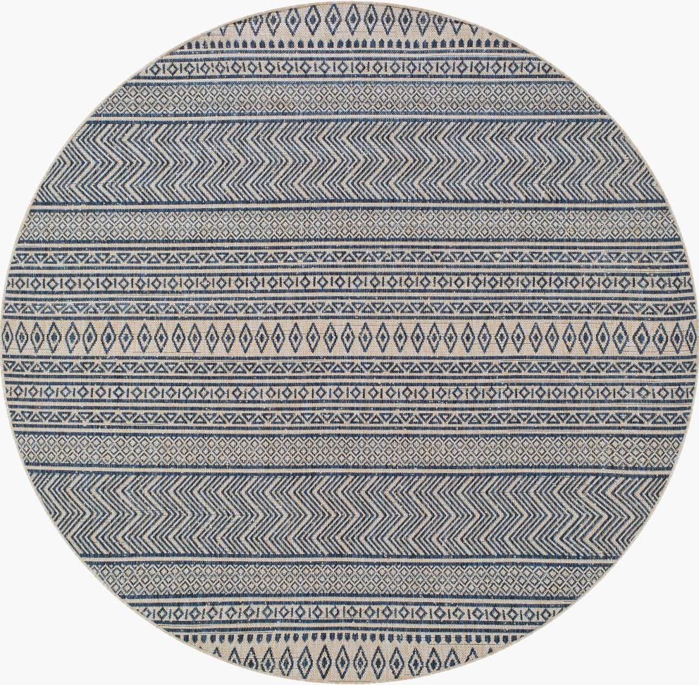 Livabliss - Eagean 67inx67in Machine Woven Rug - EAG2428-67RD veiw 1