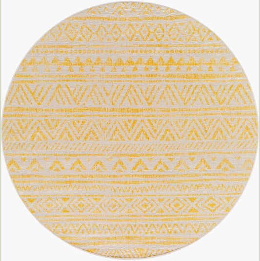 Livabliss - Eagean 67inx67in Machine Woven Rug - EAG2431-67RD veiw 1