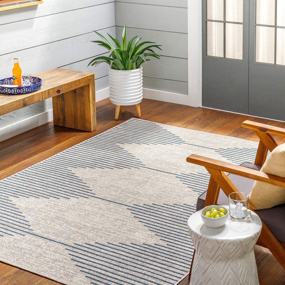 Livabliss - Eagean 710inx710in Machine Woven Rug - EAG2434-710RD veiw 2
