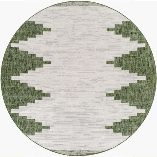 Livabliss - Eagean 67inx67in Machine Woven Rug - EAG2435-67RD veiw 1