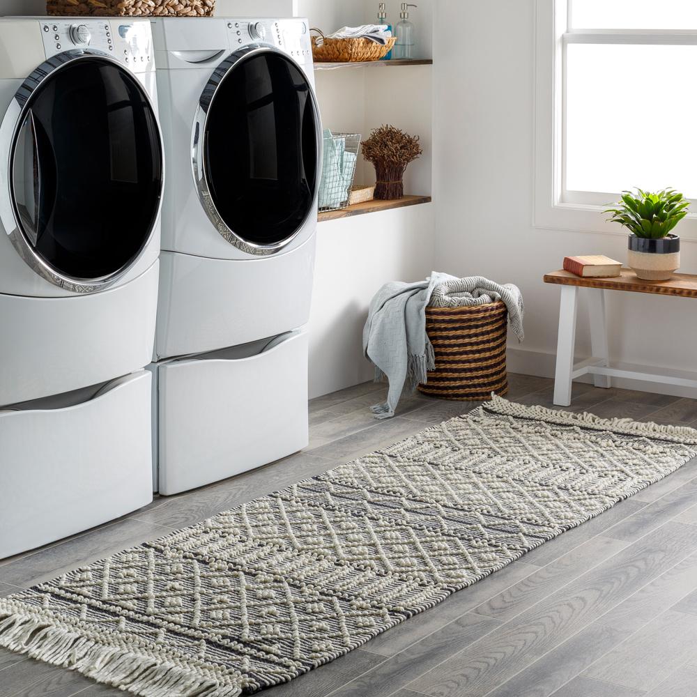 Livabliss - Farmhouse Tassels 26inx8 Handmade Rug - FTS2300-268_CLOSEOUT veiw 2