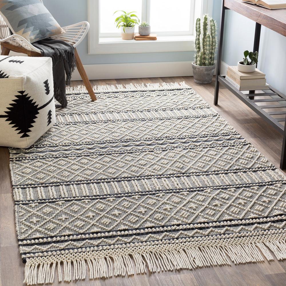 Livabliss - Farmhouse Tassels 5x76in Handmade Rug - FTS2300-576_CLOSEOUT veiw 2