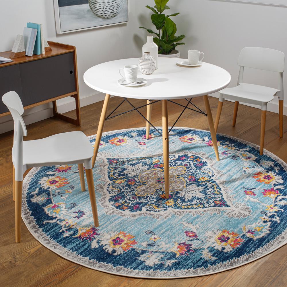 Livabliss - Floransa 67inx67in Machine Woven Rug - FSA2300-67RD veiw 2