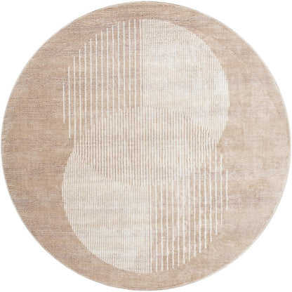 Livabliss - Floransa 710inx710in Machine Woven Rug - FSA2374-710RD_CLOSEOUT veiw 1