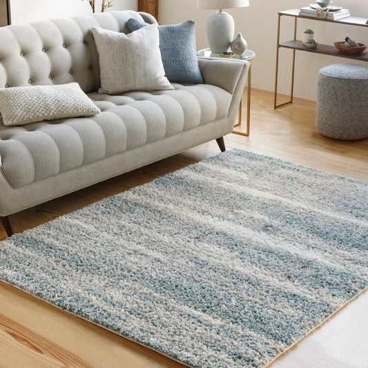 Livabliss - Lyra Shag 53inx73in Machine Woven Rug - LYR2300-5373 veiw 2
