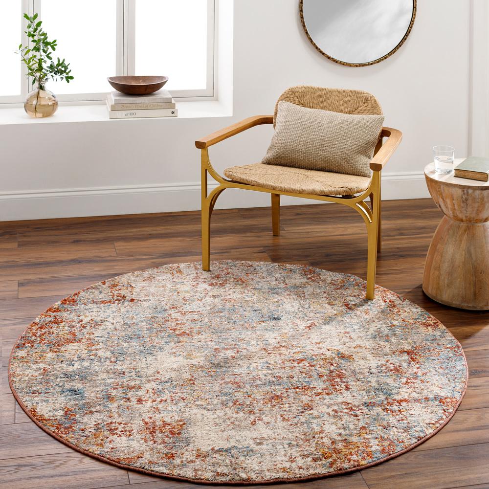 Livabliss - Mirabel 67inx67in Machine Woven Rug - MBE2300-67RD veiw 2