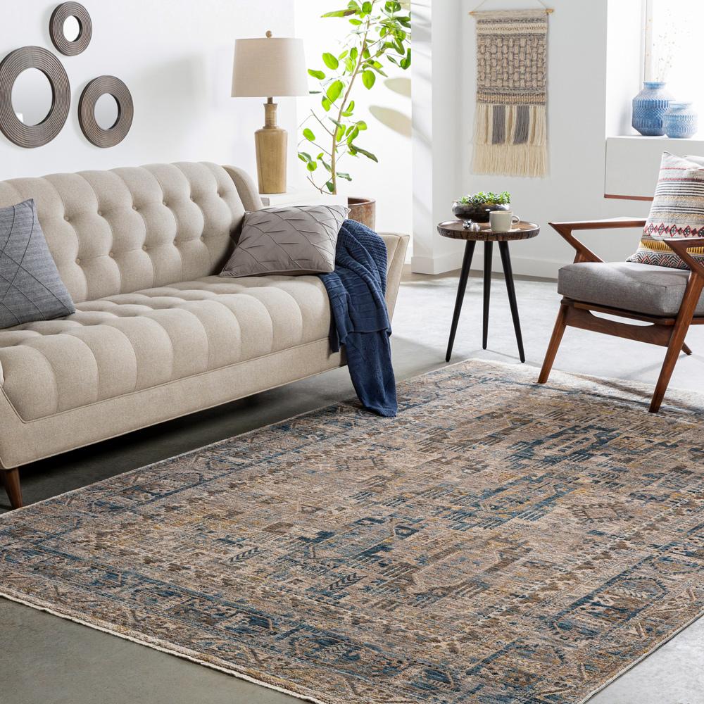 Livabliss - Mirabel 53inx53in Machine Woven Rug - MBE2302-53RD veiw 2