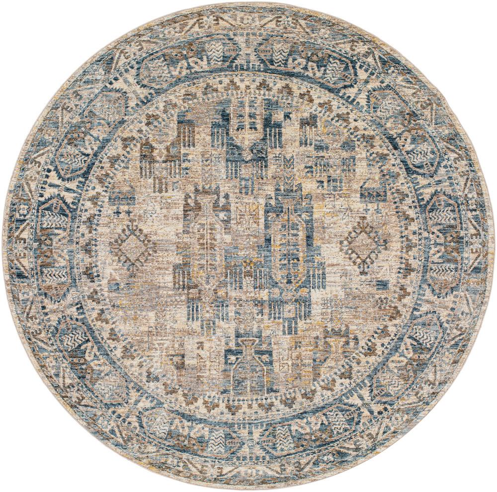 Livabliss - Mirabel 67inx67in Machine Woven Rug - MBE2302-67RD veiw 1