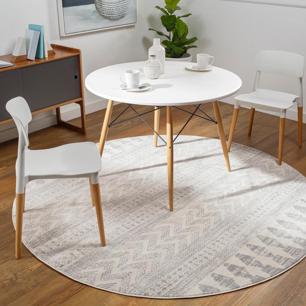 Livabliss - Roma 710inx710in Machine Woven Rug - ROM2329-710RD veiw 2
