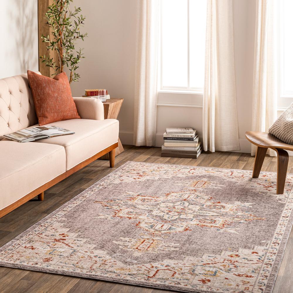 Livabliss - Truva 511inx511in Machine Woven Rug - TRV2300-6RD_CLOSEOUT veiw 2