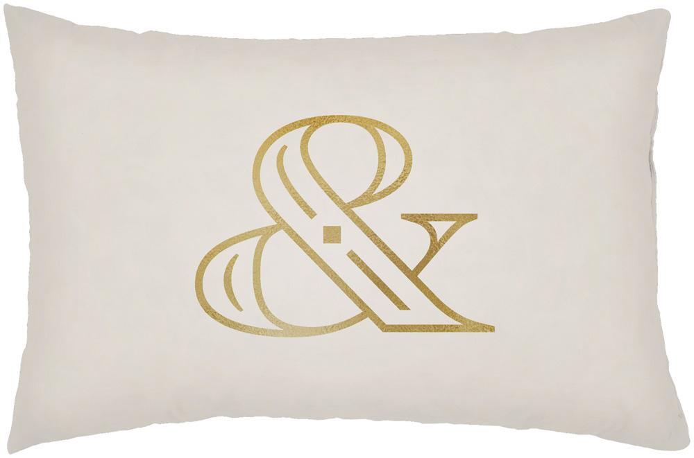 Livabliss - Ampersand 14inLx22inW Lumbar Pillow - AMP002-1422 veiw 1