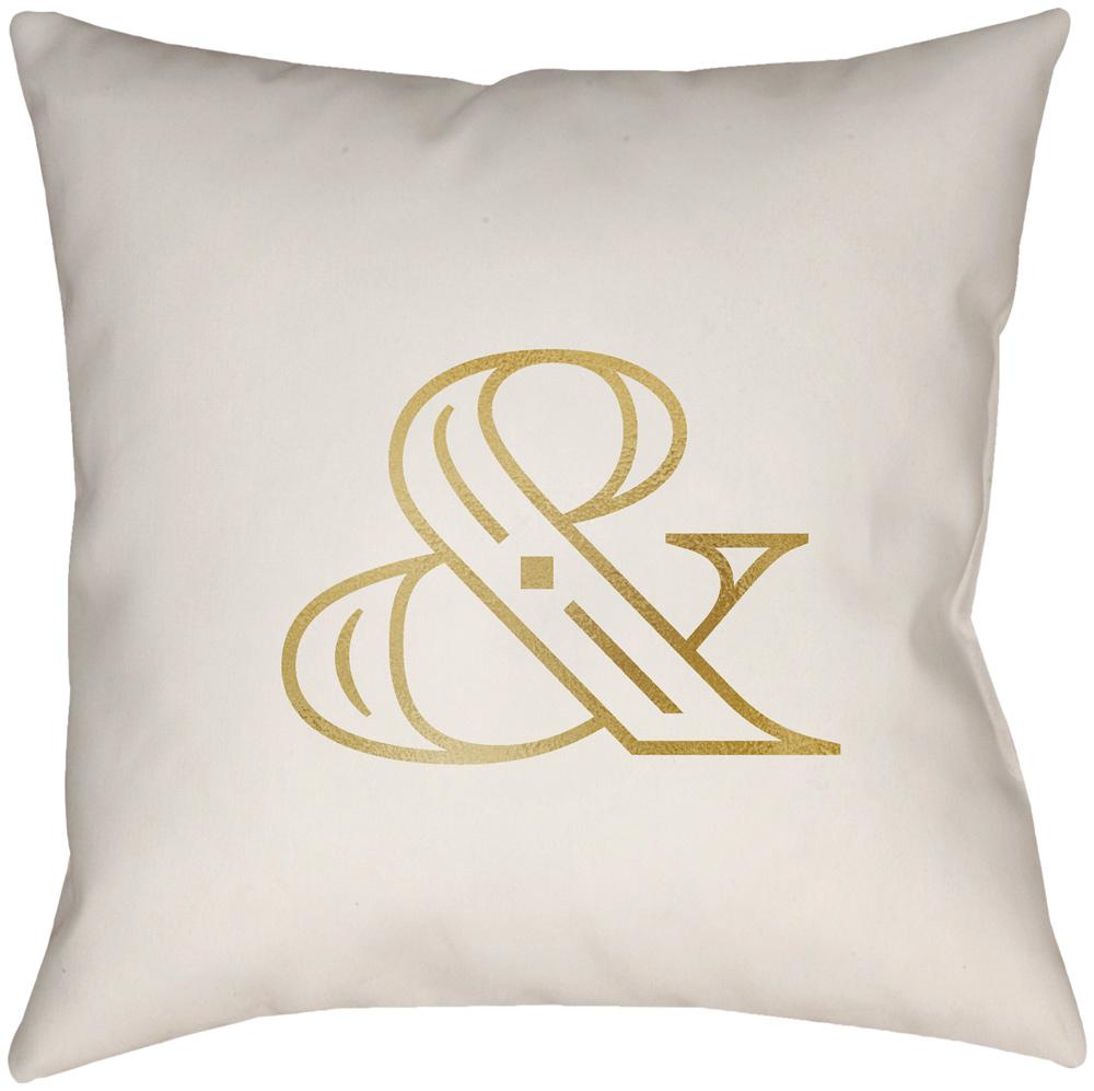 Livabliss - Ampersand 18inLx18inW Accent Pillow - AMP002-1818 veiw 1