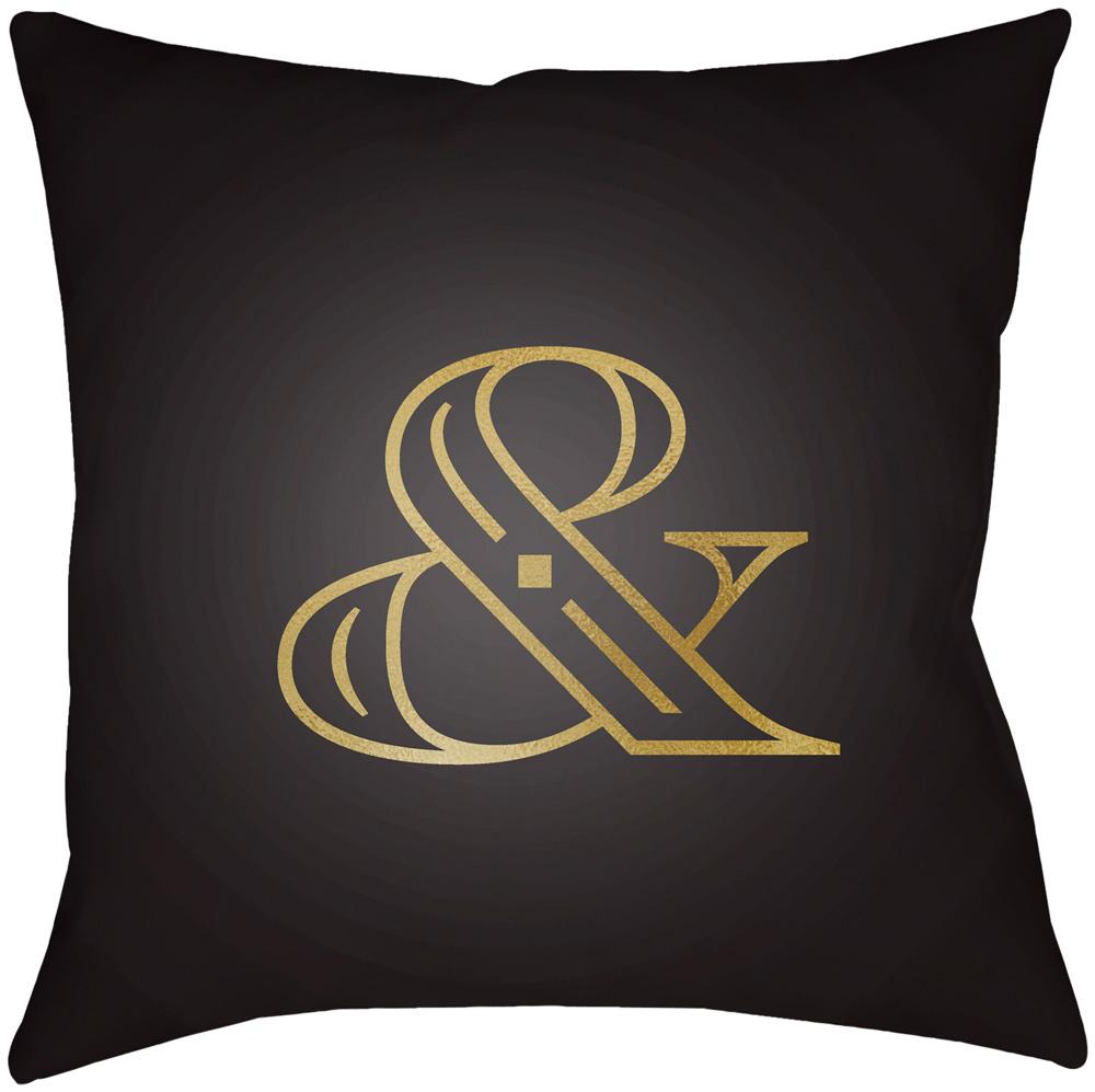Livabliss - Ampersand 16inLx16inW Accent Pillow - AMP004-1616 veiw 1