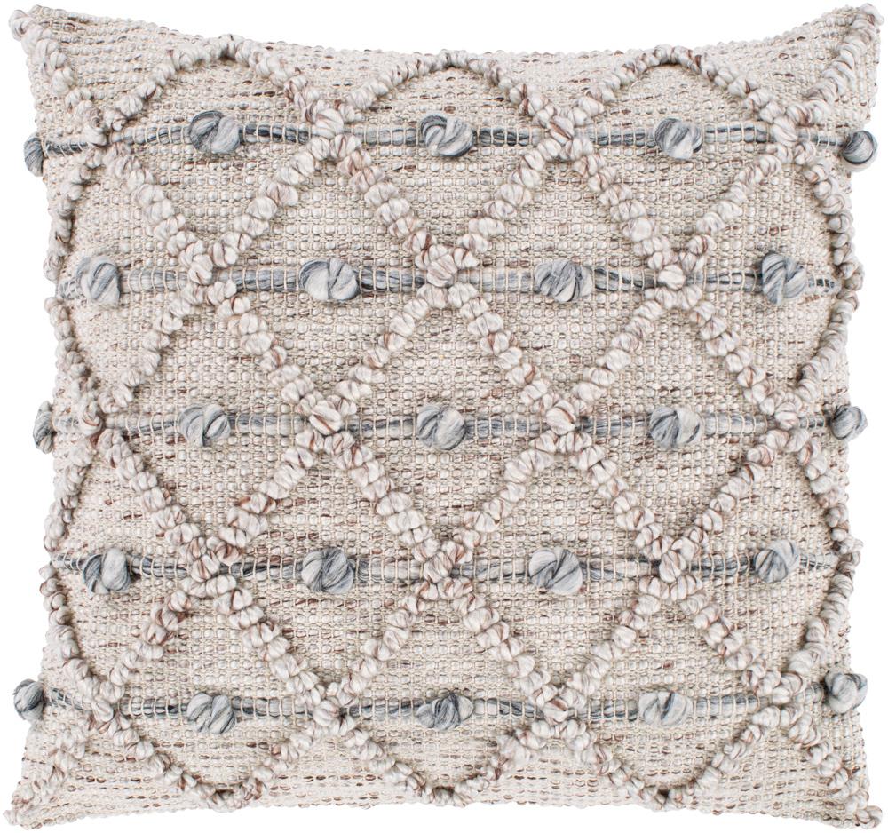 Livabliss - Anders 20inLx20inW Accent Pillow - With Down Insert - ADR001-2020D veiw 1