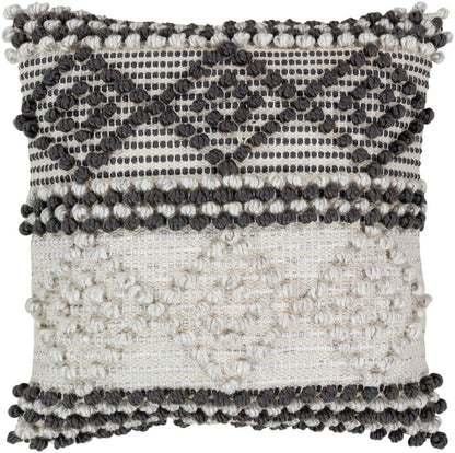 Livabliss - Anders 18inLx18inW Accent Pillow - With Down Insert - ADR002-1818D veiw 1