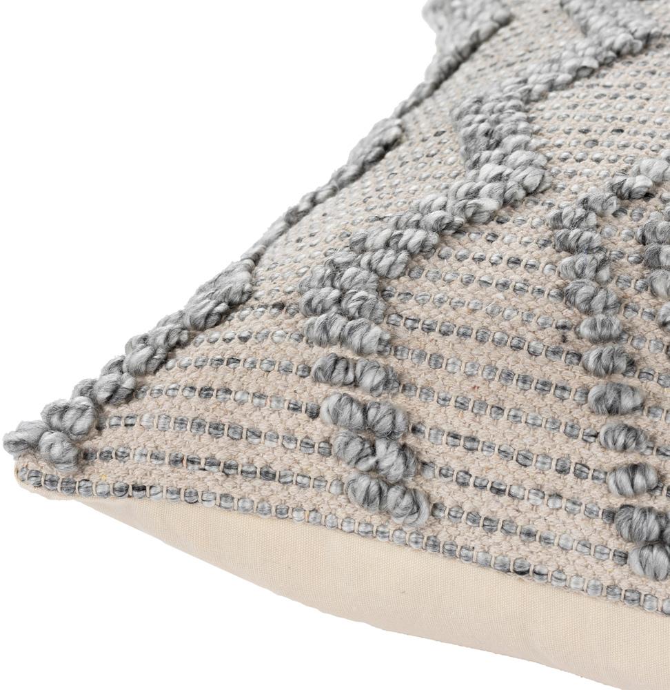 Livabliss - Anders 18inLx18inW Accent Pillow - With Down Insert - ADR003-1818D veiw 2