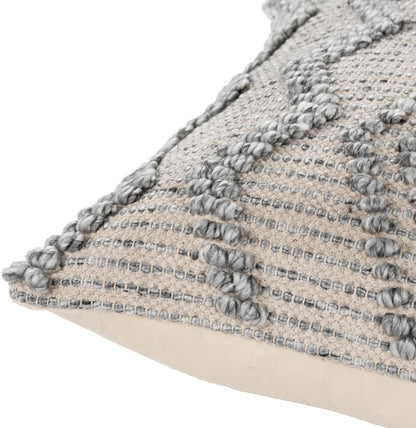 Livabliss - Anders 18inLx18inW Accent Pillow - With Down Insert - ADR003-1818D veiw 3