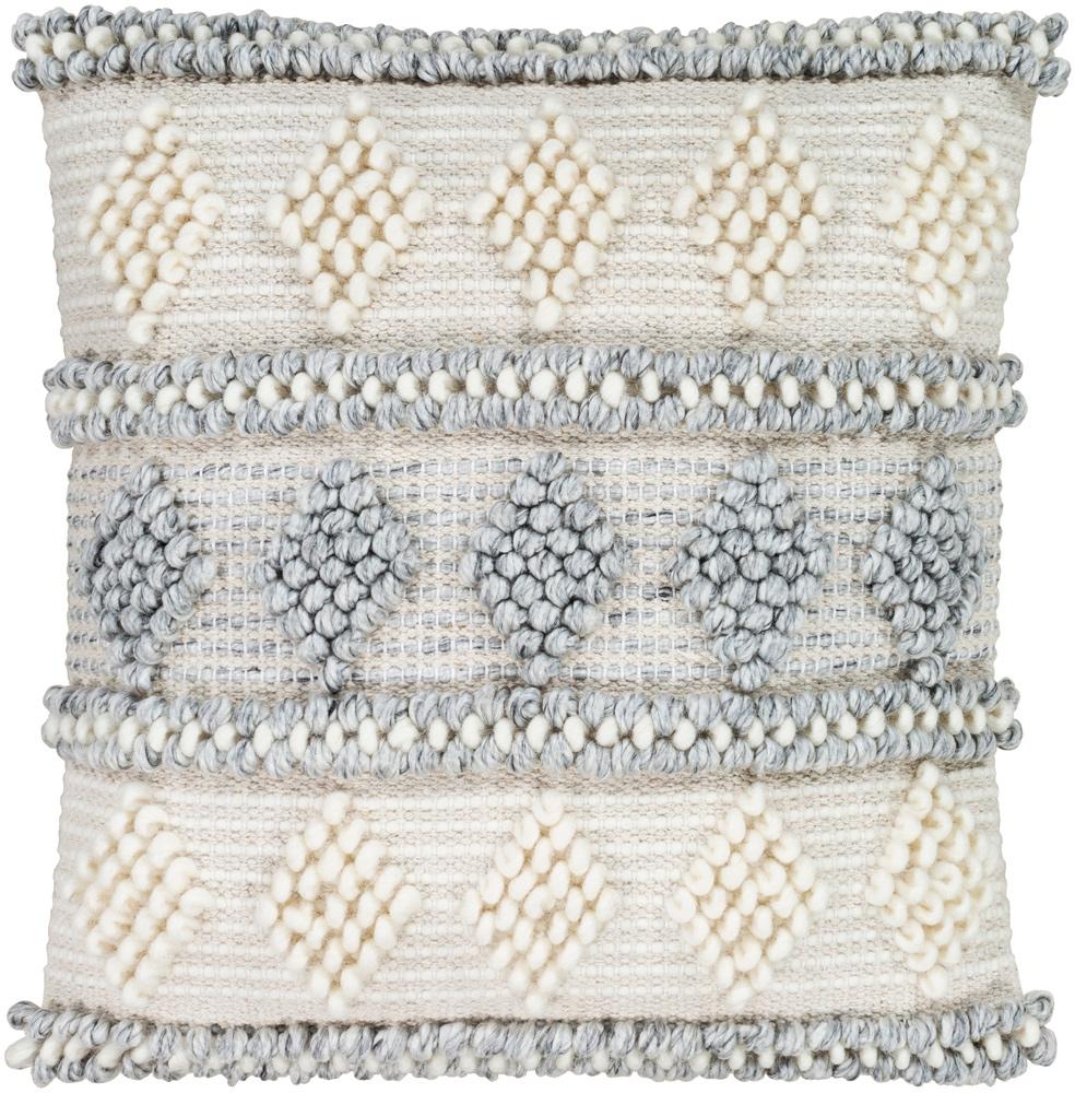 Livabliss - Anders 18inLx18inW Accent Pillow - With Down Insert - ADR006-1818D veiw 1