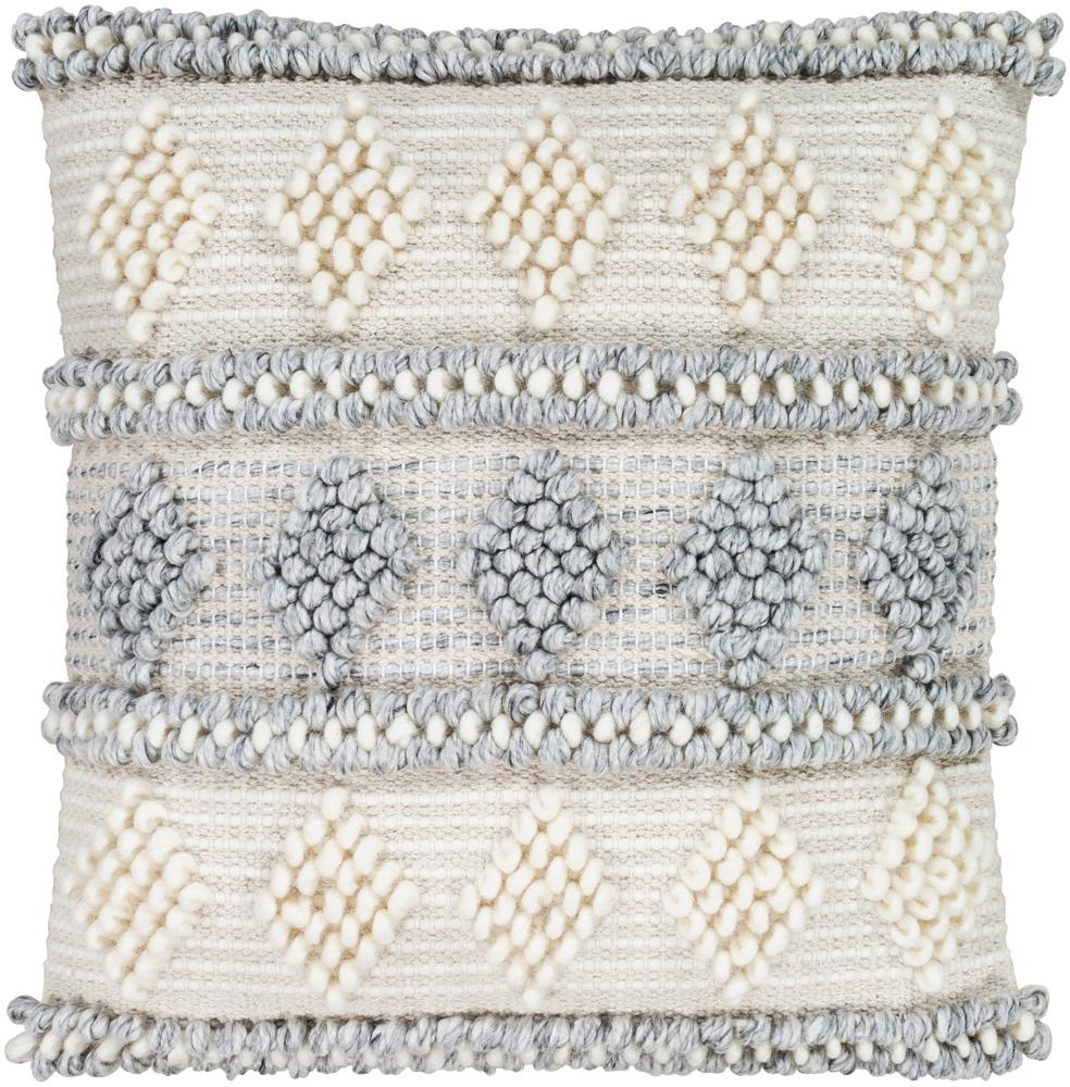 Livabliss - Anders 22inLx22inW Accent Pillow - With Down Insert - ADR006-2222D veiw 1