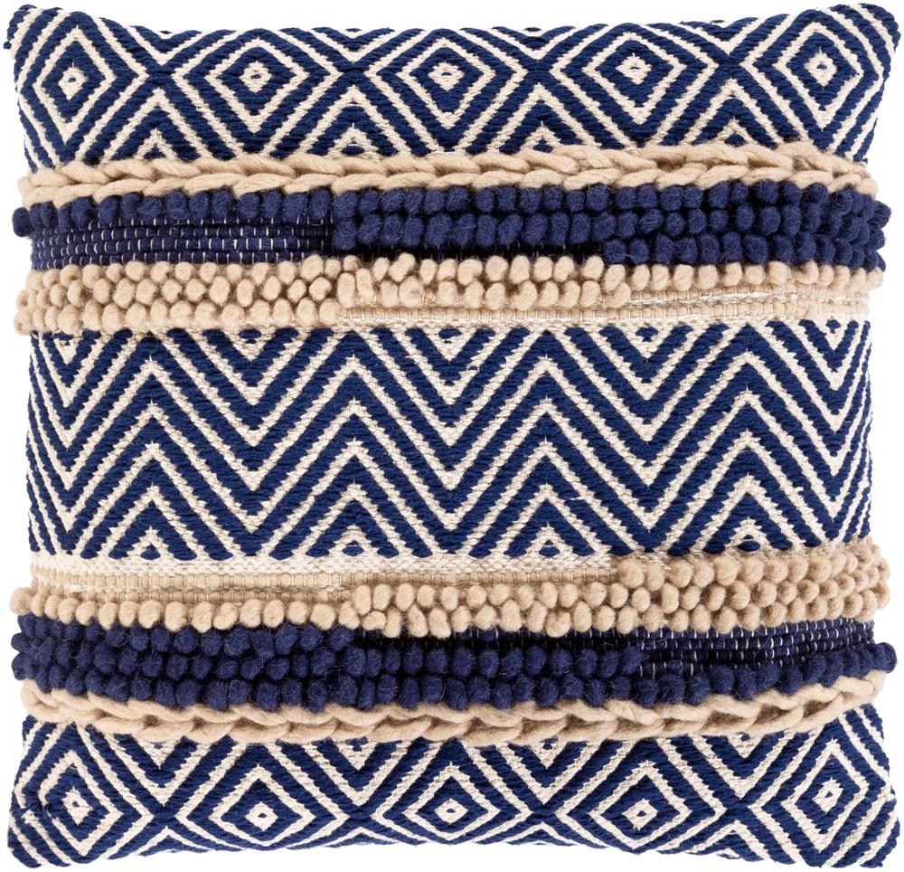 Livabliss - Avalon 22inLx22inW Accent Pillow - With Down Insert - AAN001-2222D veiw 1