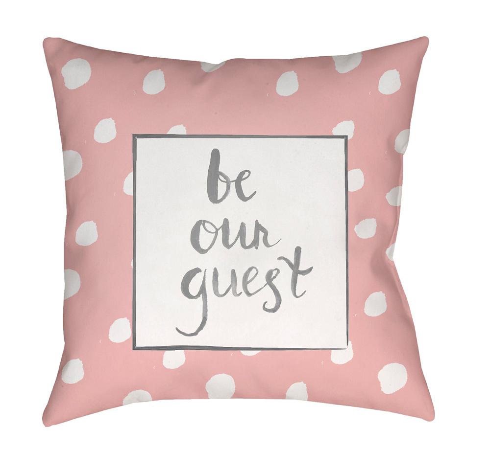 Livabliss - Be Our Guest 18inLx18inW Accent Pillow - QTE001-1818 veiw 1