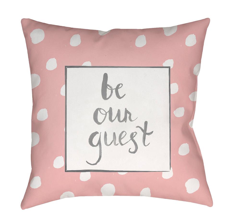 Livabliss - Be Our Guest 20inLx20inW Accent Pillow - QTE001-2020 veiw 1