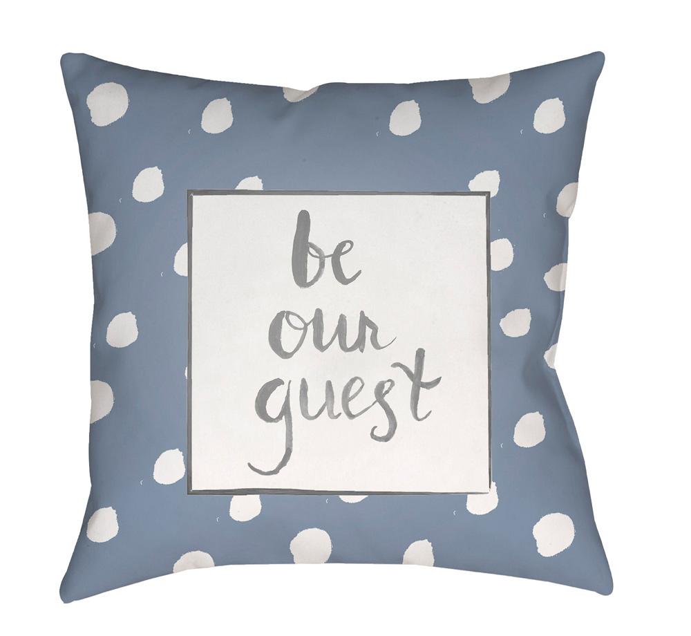 Livabliss - Be Our Guest 20inLx20inW Accent Pillow - QTE003-2020 veiw 1