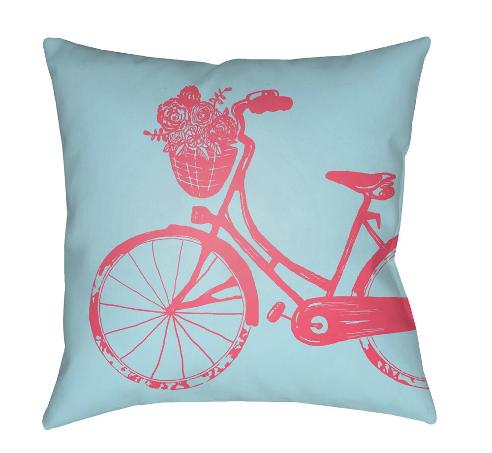 Livabliss - Bicycle 18inLx18inW Accent Pillow - LIL010-1818 veiw 1