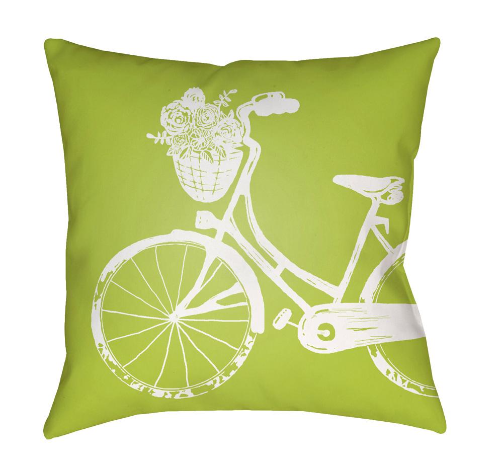Livabliss - Bicycle 18inLx18inW Accent Pillow - LIL012-1818 veiw 1