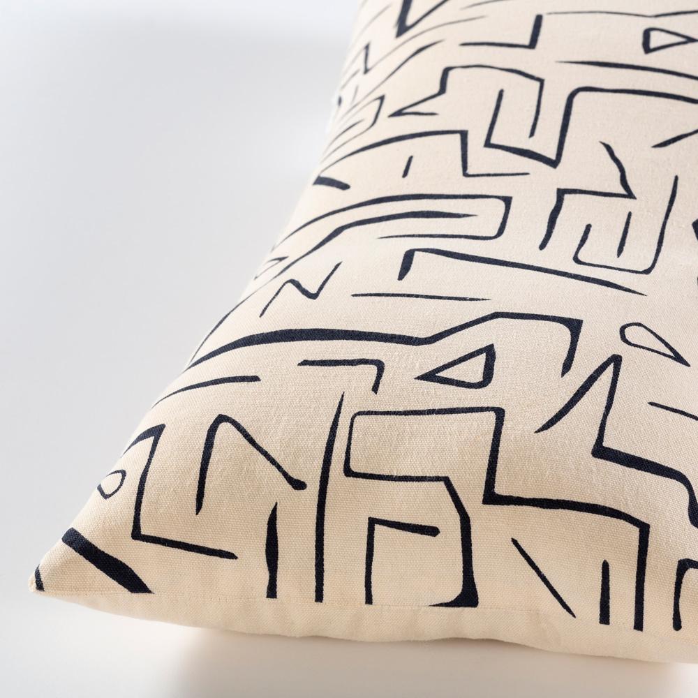 Livabliss - Bogolani 12inLx30inW Lumbar Pillow - With Down Insert - BGO004-1230D veiw 3
