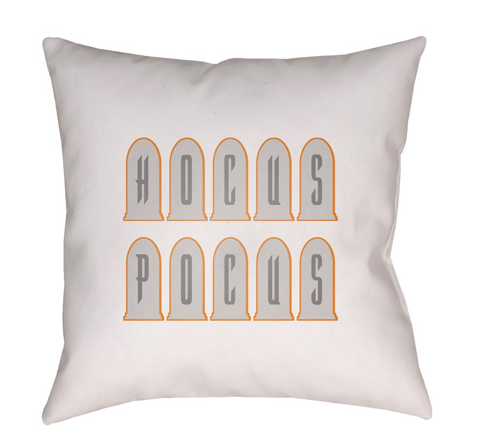Livabliss - Boo 18inLx18inW Accent Pillow - BOO131-1818 veiw 1