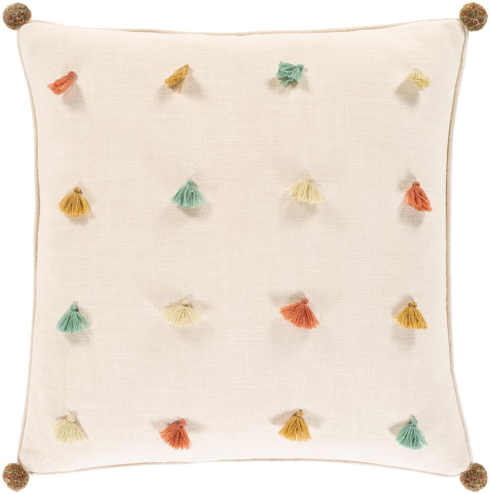 Livabliss - Byron Bay 20inLx20inW Accent Pillow - With Down Insert - BRB001-2020D veiw 1