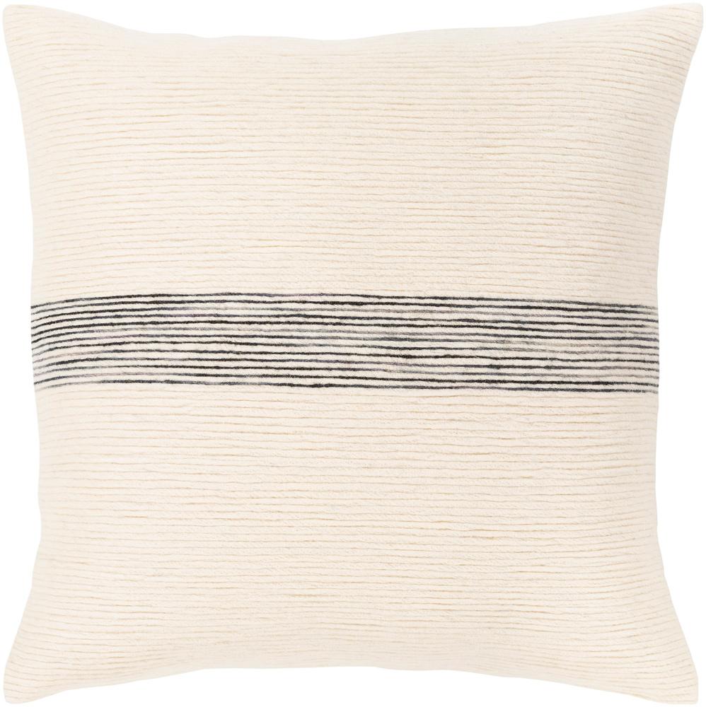 Livabliss - Carine 20inLx20inW Accent Pillow - With Down Insert - CIE002-2020D veiw 1