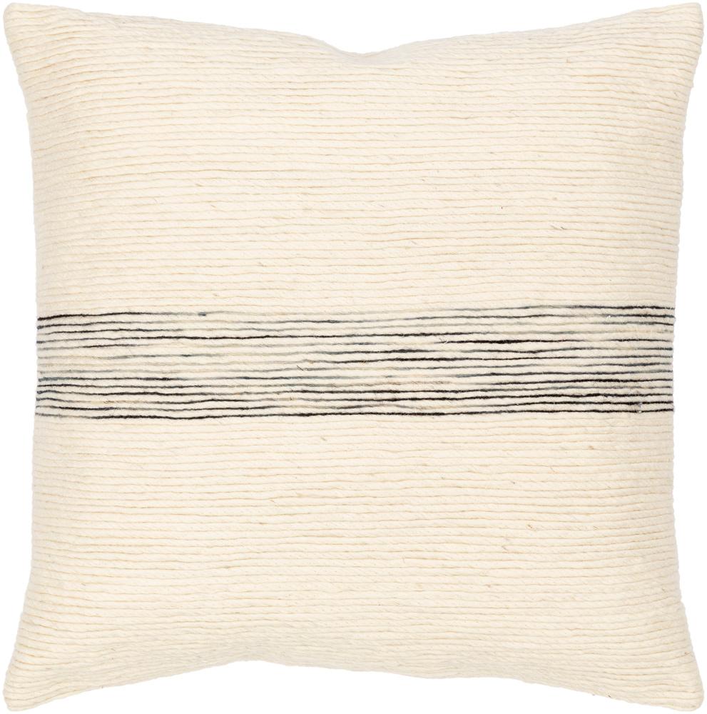 Livabliss - Carine 22inLx22inW Accent Pillow - With Down Insert - CIE002-2222D veiw 1