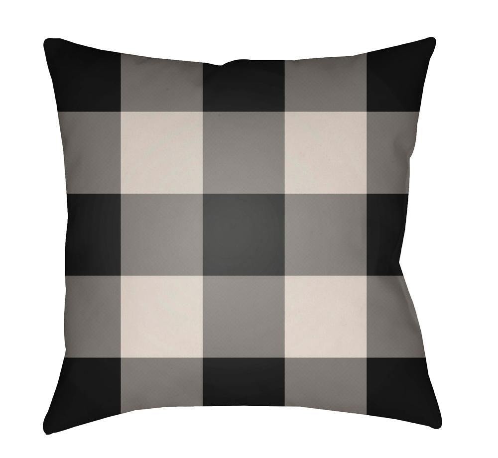 Livabliss - Checker 18inLx18inW Accent Pillow - PLAID030-1818 veiw 1