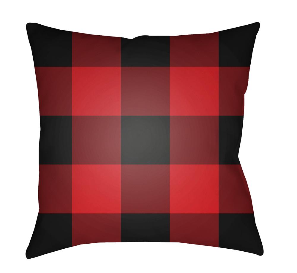 Livabliss - Checker 18inLx18inW Accent Pillow - PLAID033-1818 veiw 1