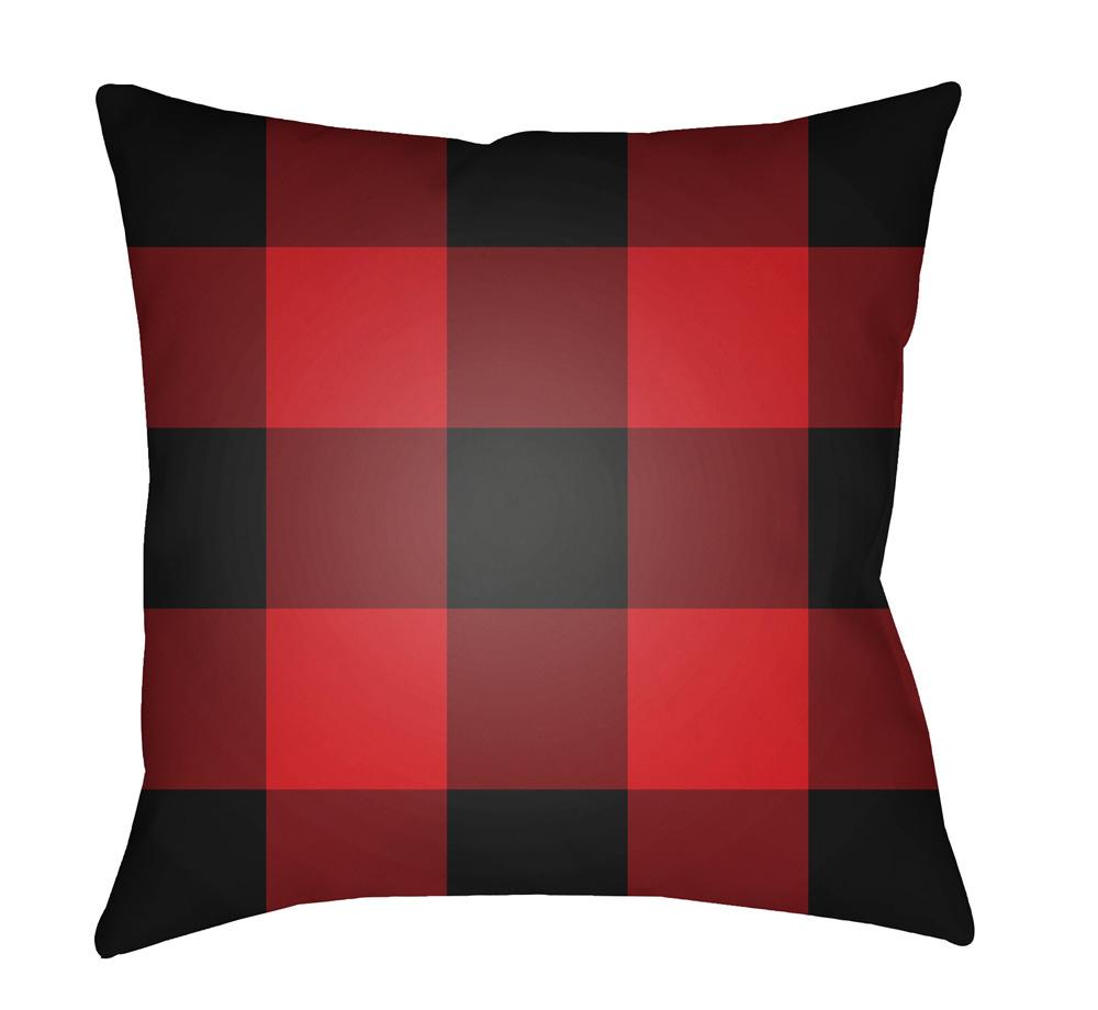 Livabliss - Checker 20inLx20inW Accent Pillow - PLAID033-2020 veiw 1