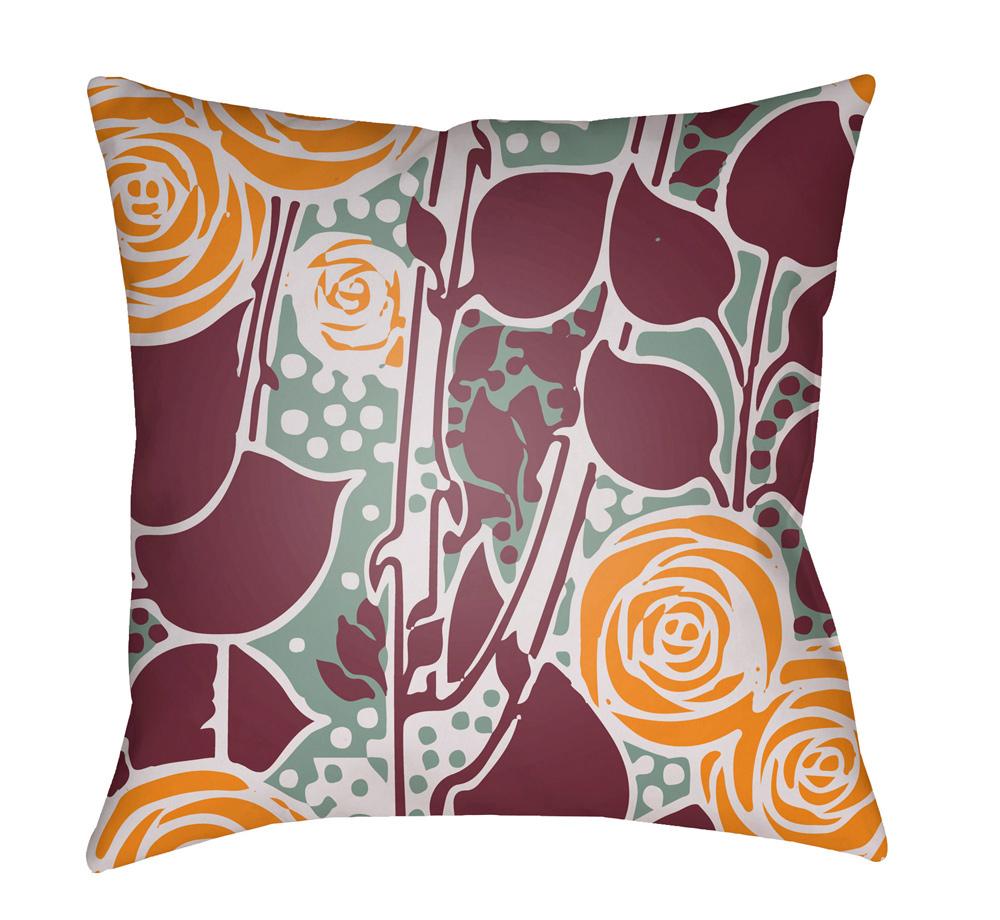 Livabliss - Chinoiserie Floral 20inLx20inW Accent Pillow - CF025-2020 veiw 1