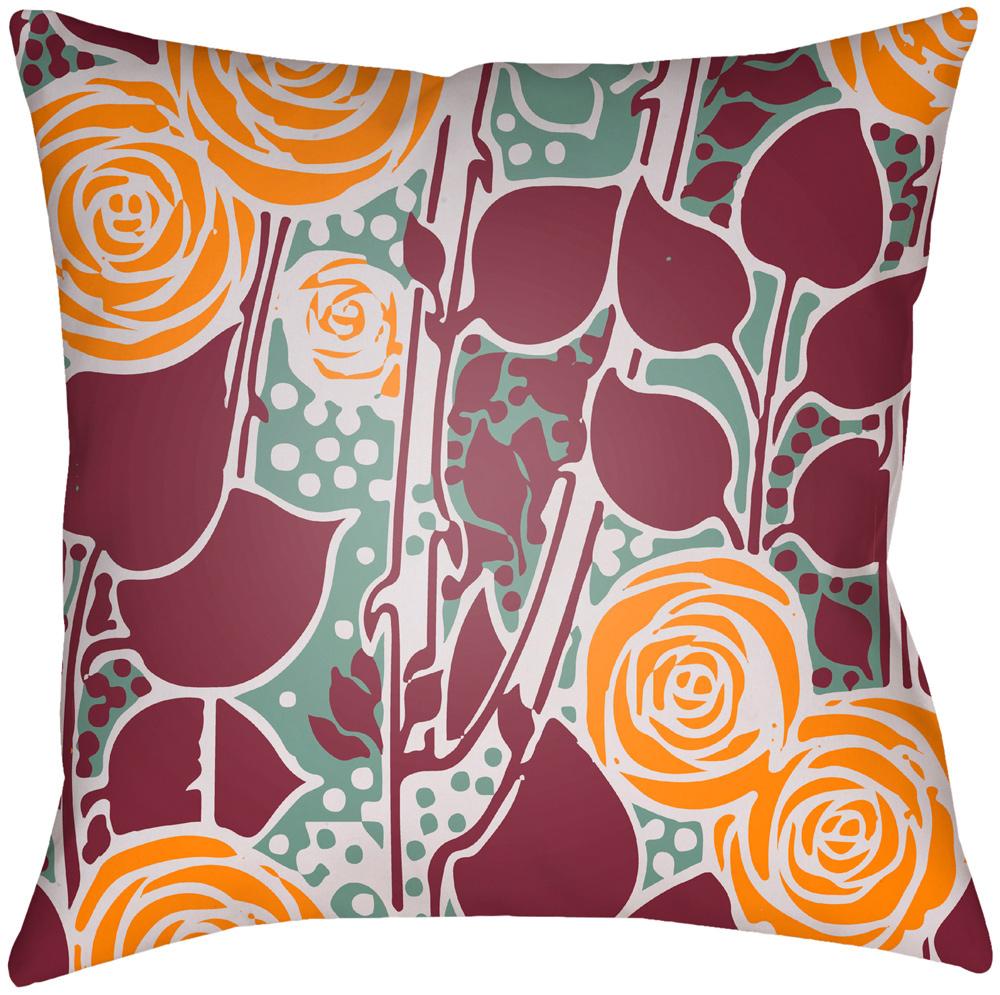 Livabliss - Chinoiserie Floral 22inLx22inW Accent Pillow - CF025-2222 veiw 1