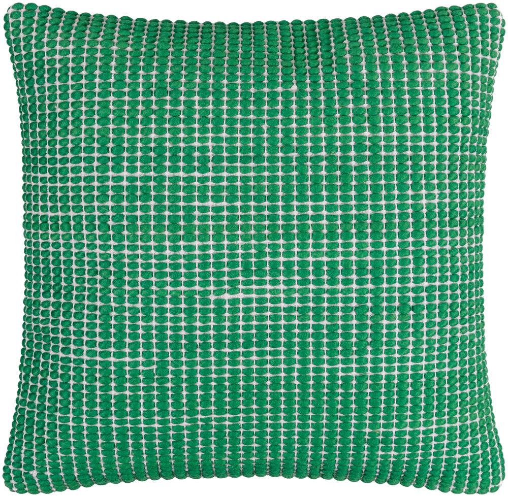 Livabliss - Chunky Grid 20inLx20inW Accent Pillow - With Down Insert - CUG002-2020D veiw 1