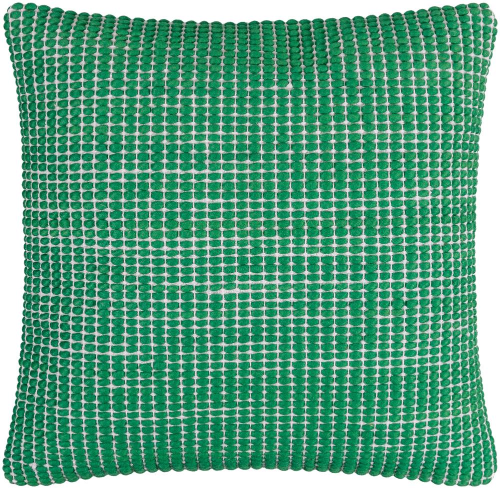 Livabliss - Chunky Grid 22inLx22inW Accent Pillow - With Down Insert - CUG002-2222D veiw 1