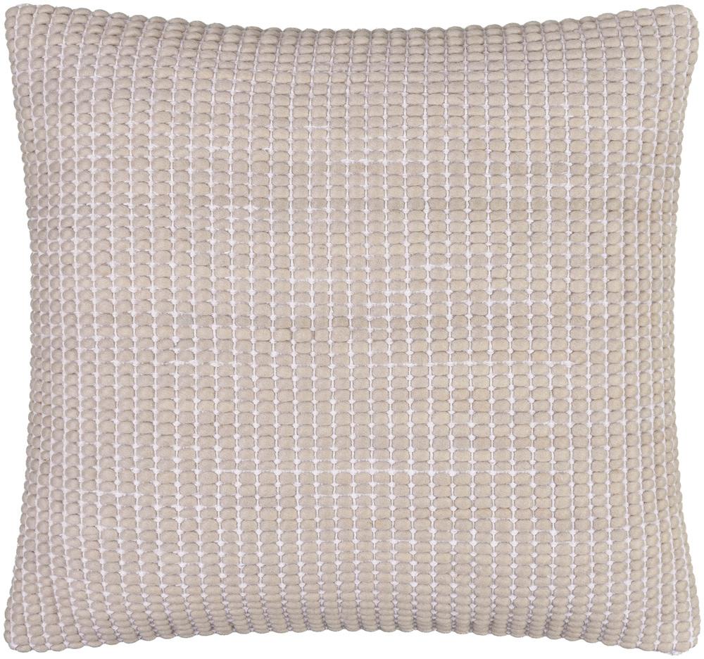 Livabliss - Chunky Grid 22inLx22inW Accent Pillow - With Poly Insert - CUG003-2222P veiw 1
