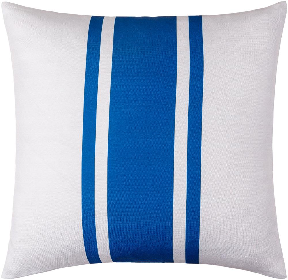 Livabliss - Classic Stripe 22inLx22inW Accent Pillow - With Down Insert - CST007-2222D veiw 1