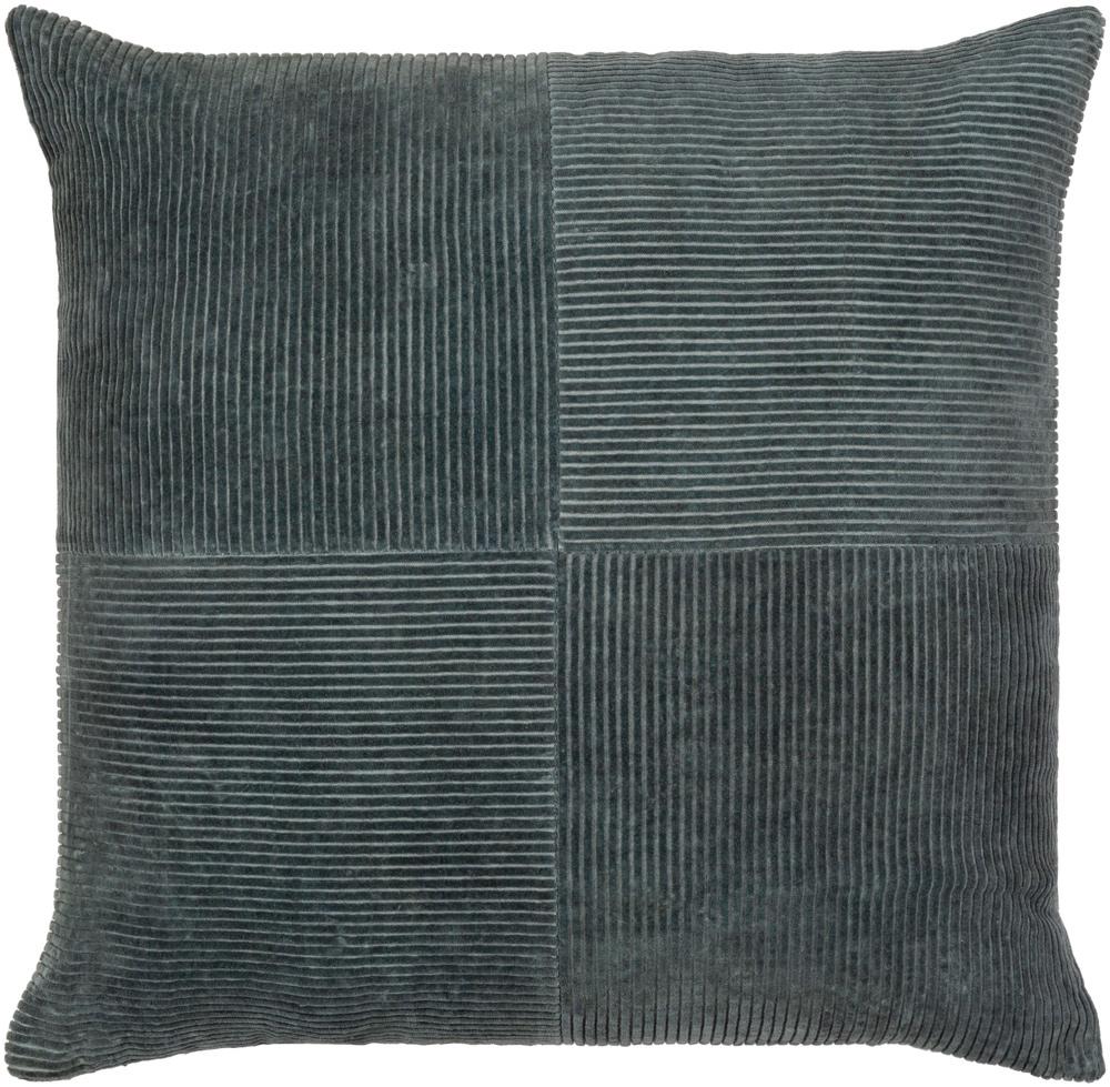 Livabliss - Corduroy Quarters 22inLx22inW Accent Pillow - Standard - CDQ002-2222 veiw 1